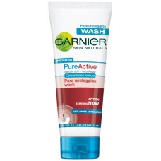 Garnier Skin Naturals Pure Active Pore Unclogging Face Wash